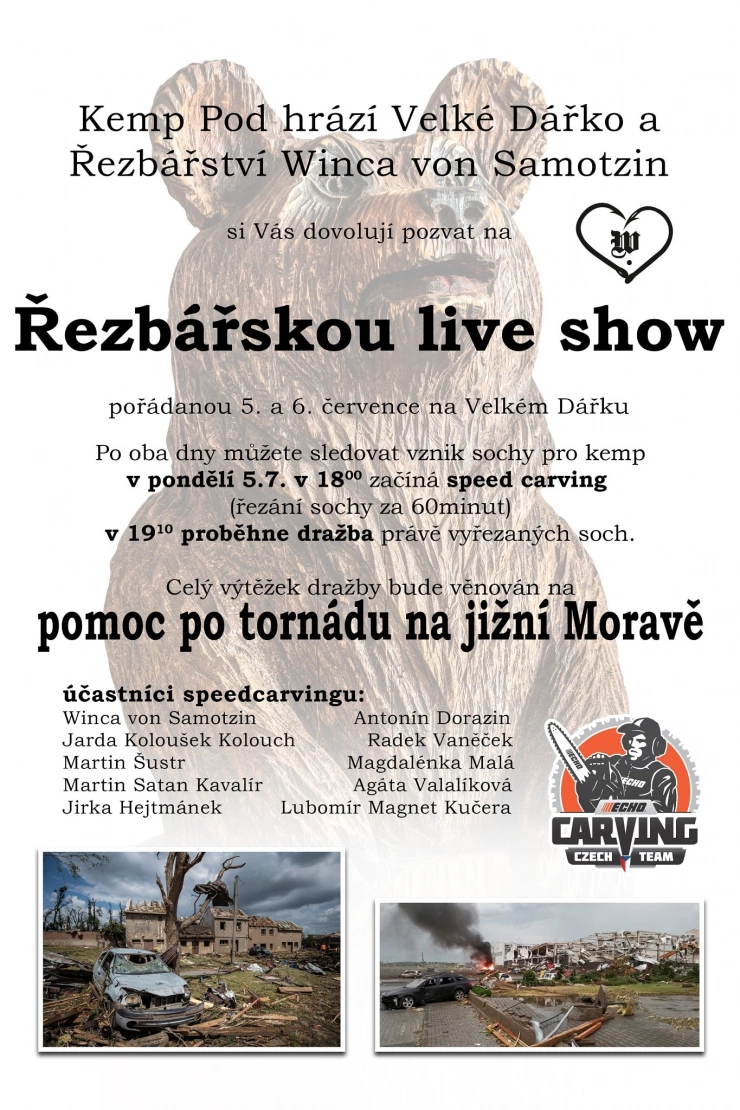 Řezbářská live show