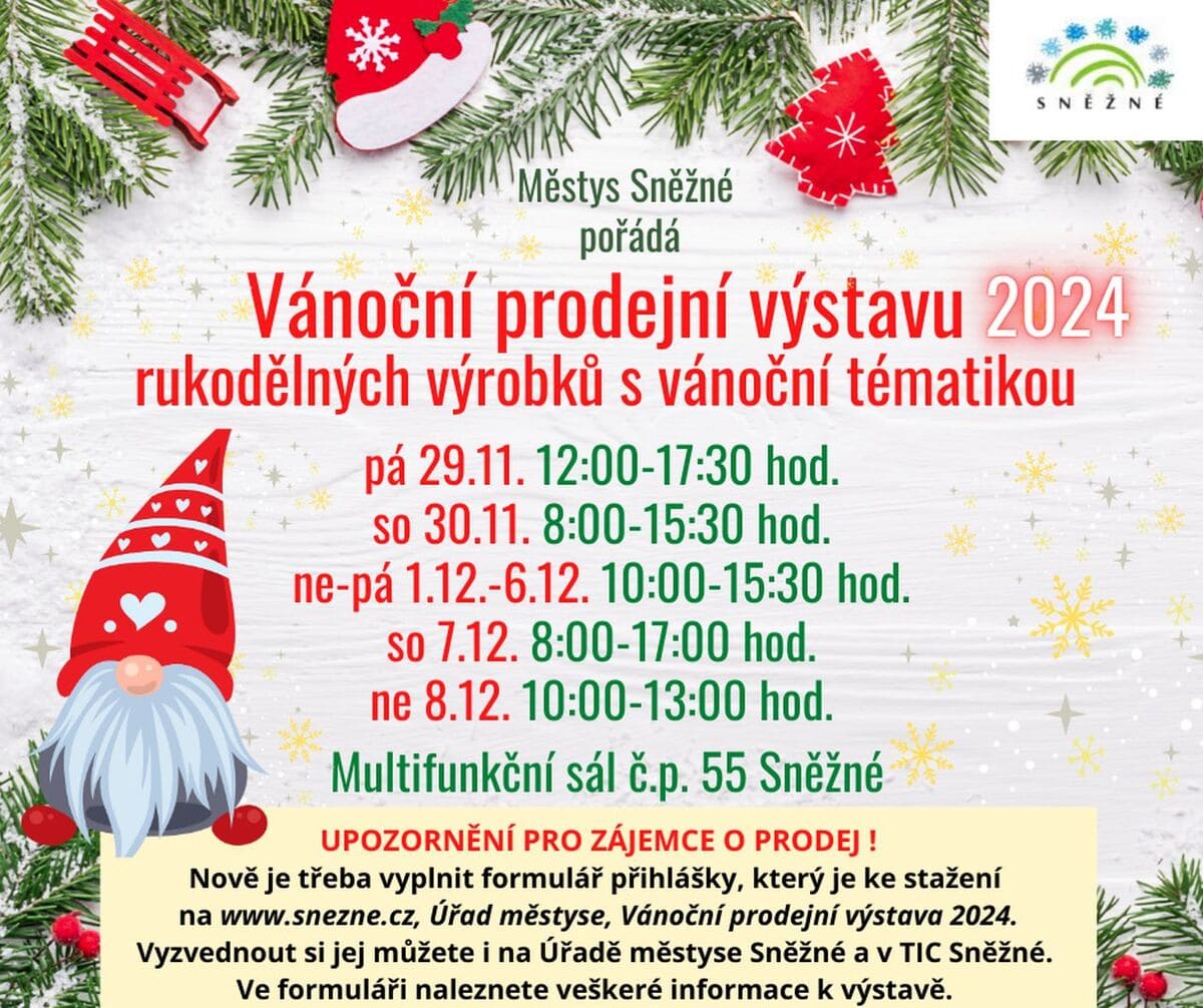 Vánoční prodejní výstava 2024