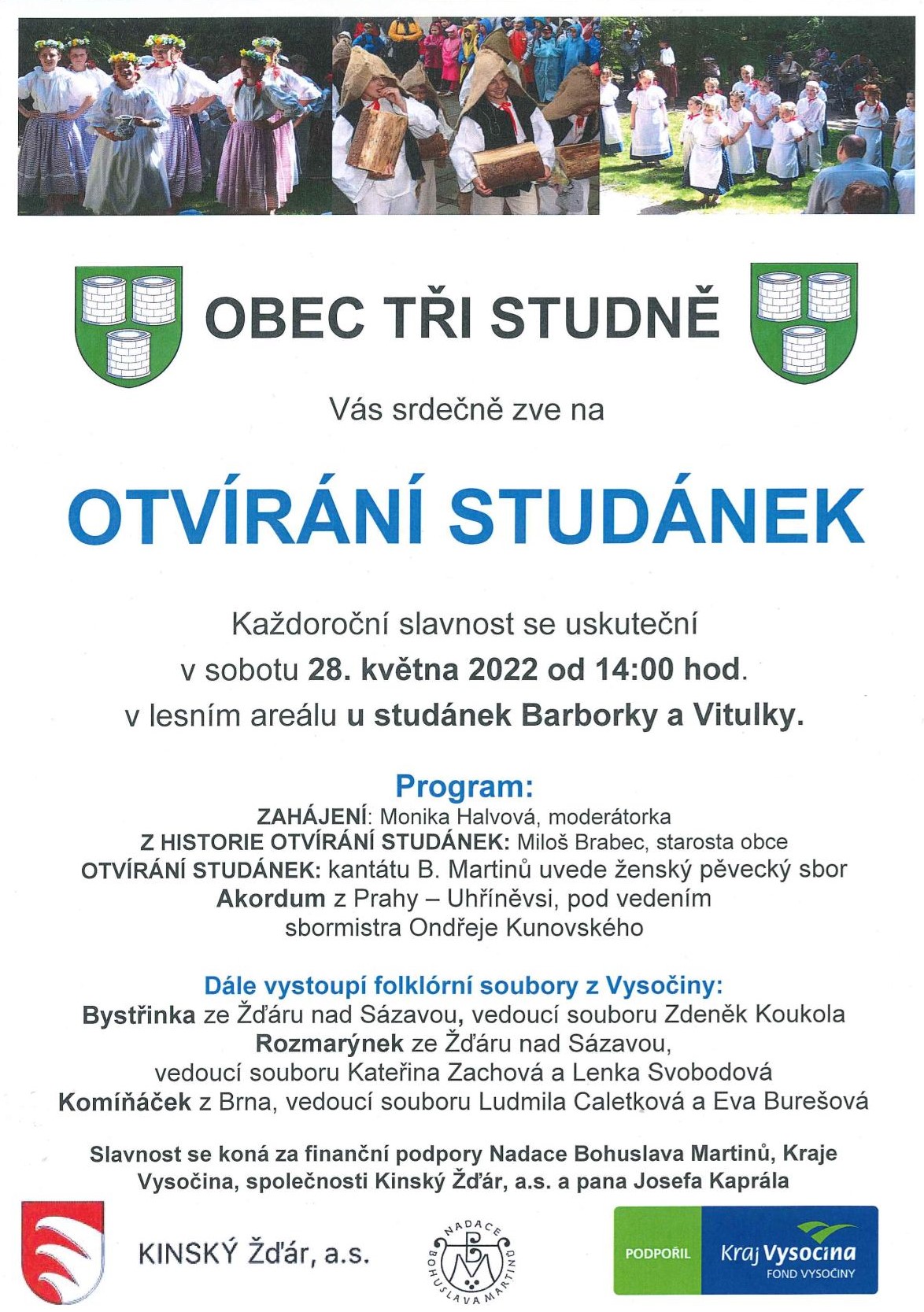 Otvírání studánek 2022