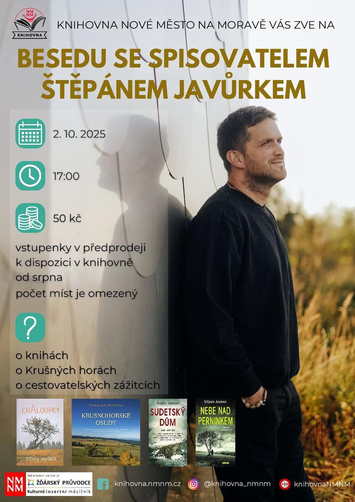 Besedu se spisovatelem Štěpánem Javůrkem