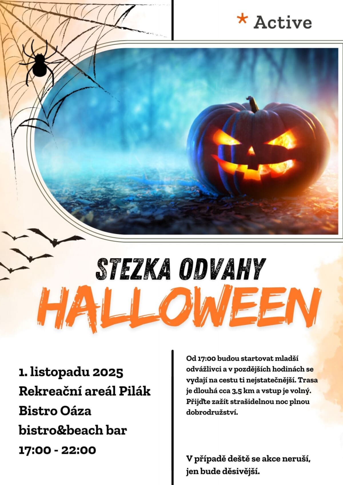 Stezka odvahy Halloween