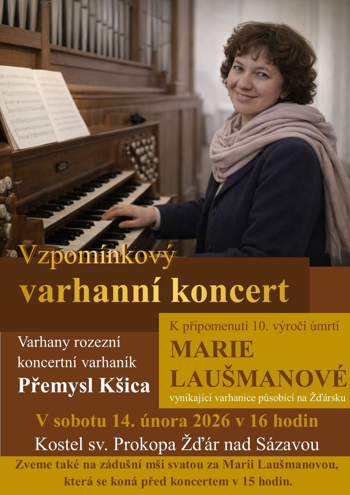 Vzpomínkový varhanní koncert