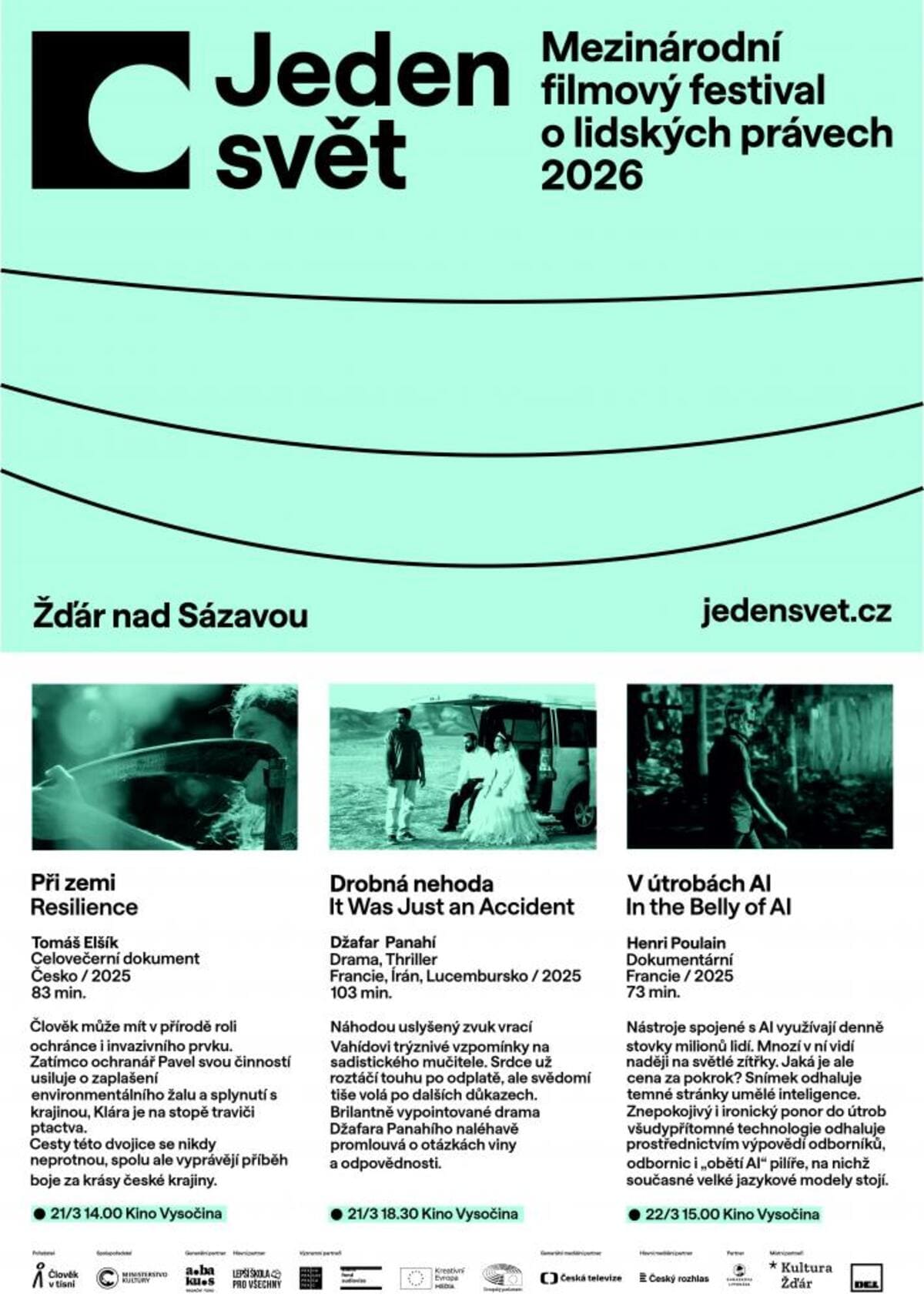 Jeden svět - Mezinárodní filmový festival o lidských právech 2026