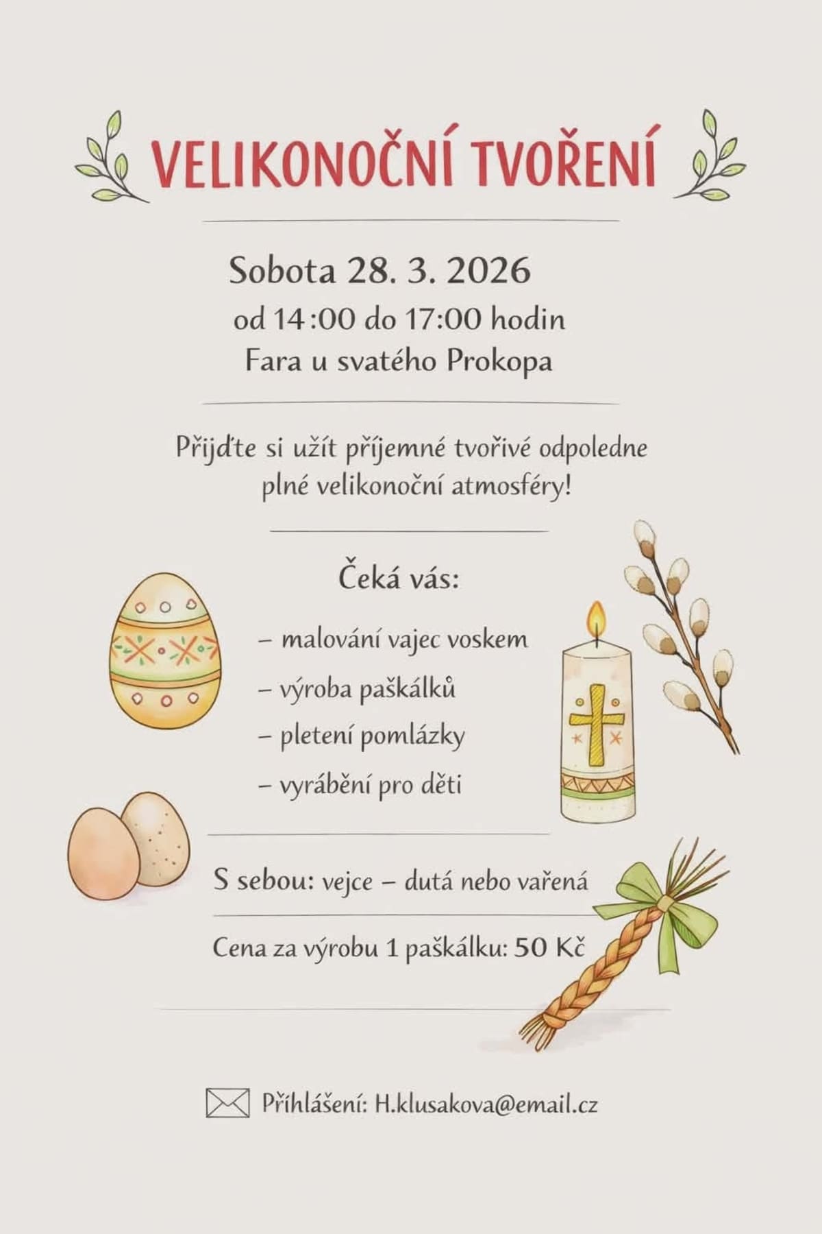 Velikonoční tvoření