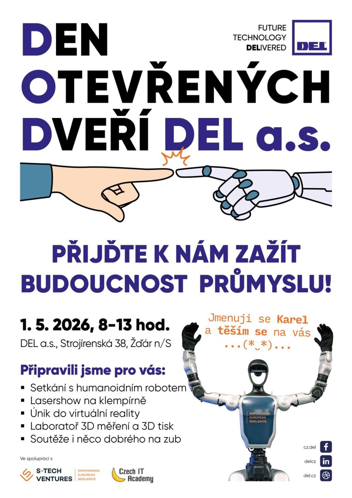 Den otevřených dveří DEL a.s.