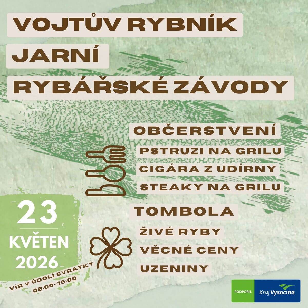 Vojtův rybník - Jarní rybářské závody