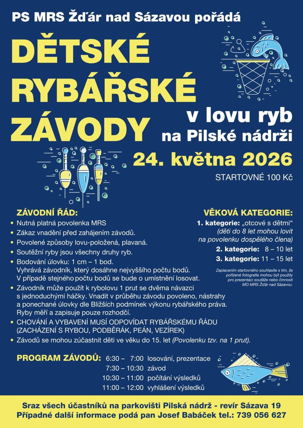 Dětské rybářské závody