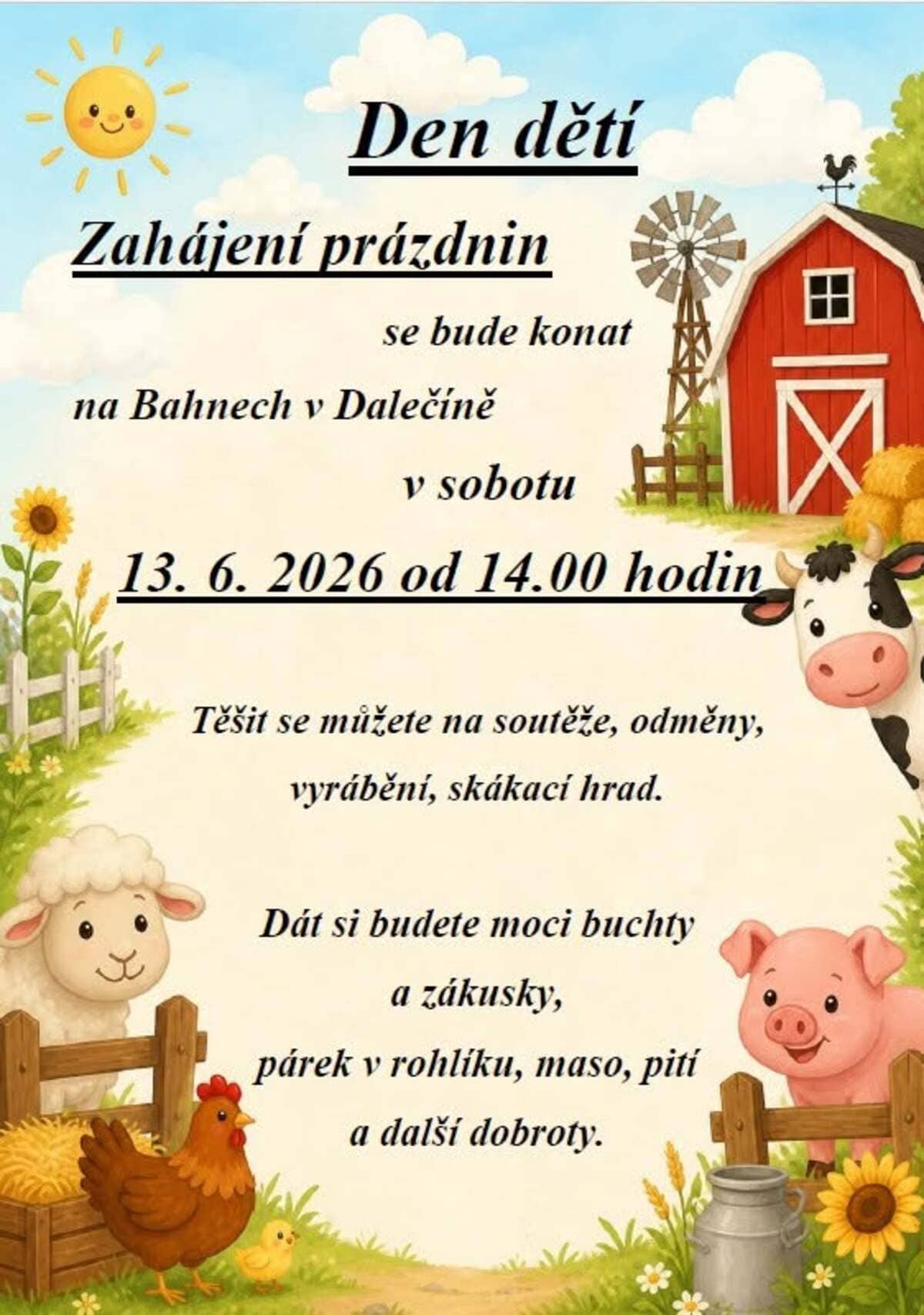 Den dětí - Zahájení prázdnin