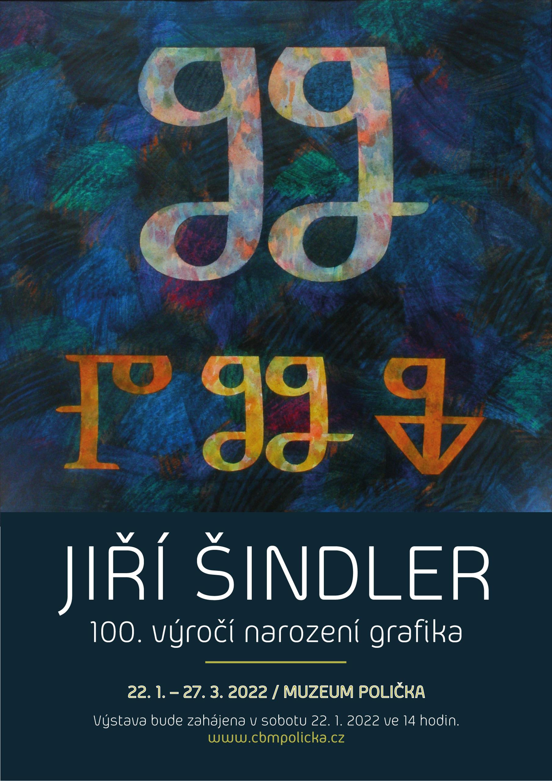 Jiří Šindler – 100. výročí narození grafika 