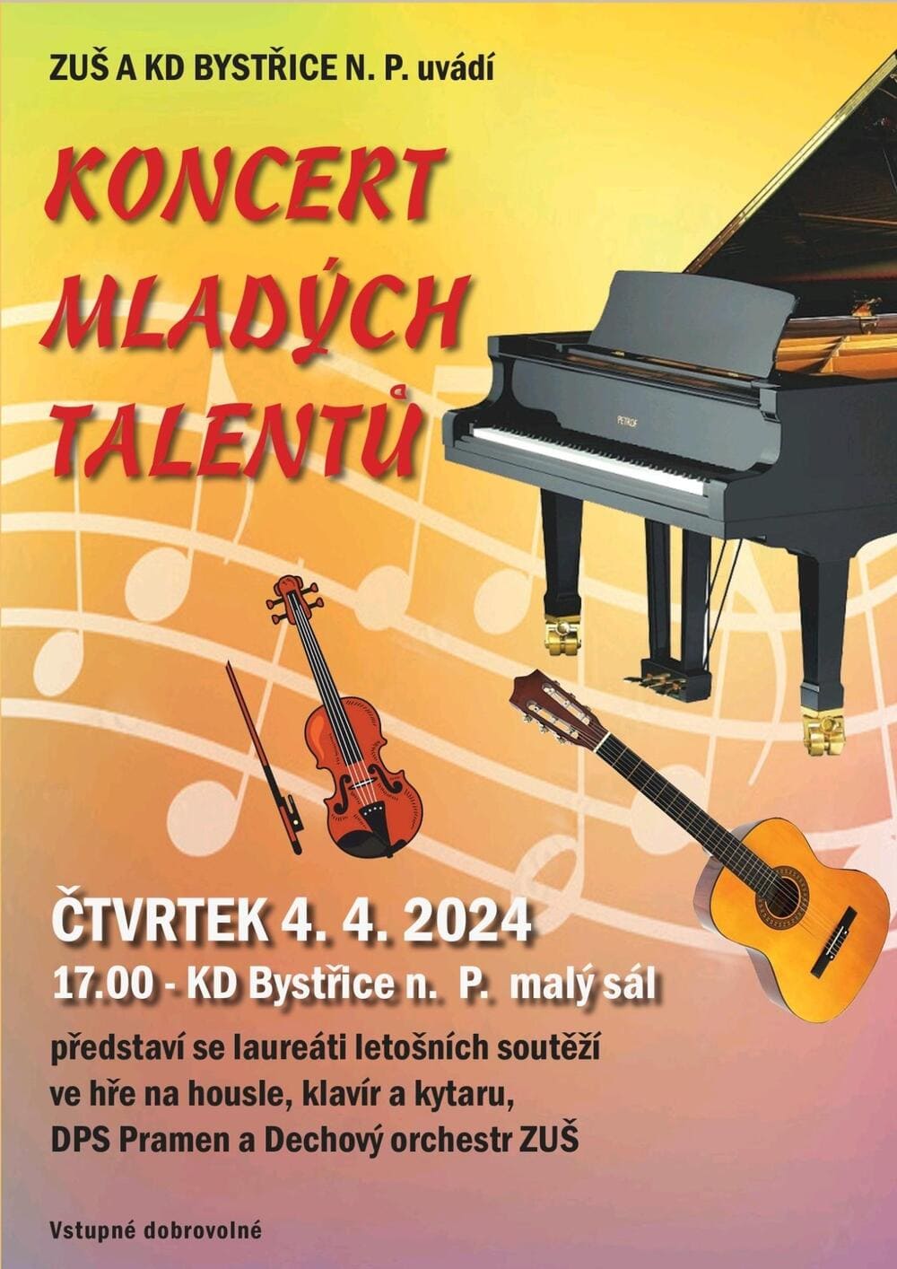 KONCERT MLADÝCH TALENTŮ