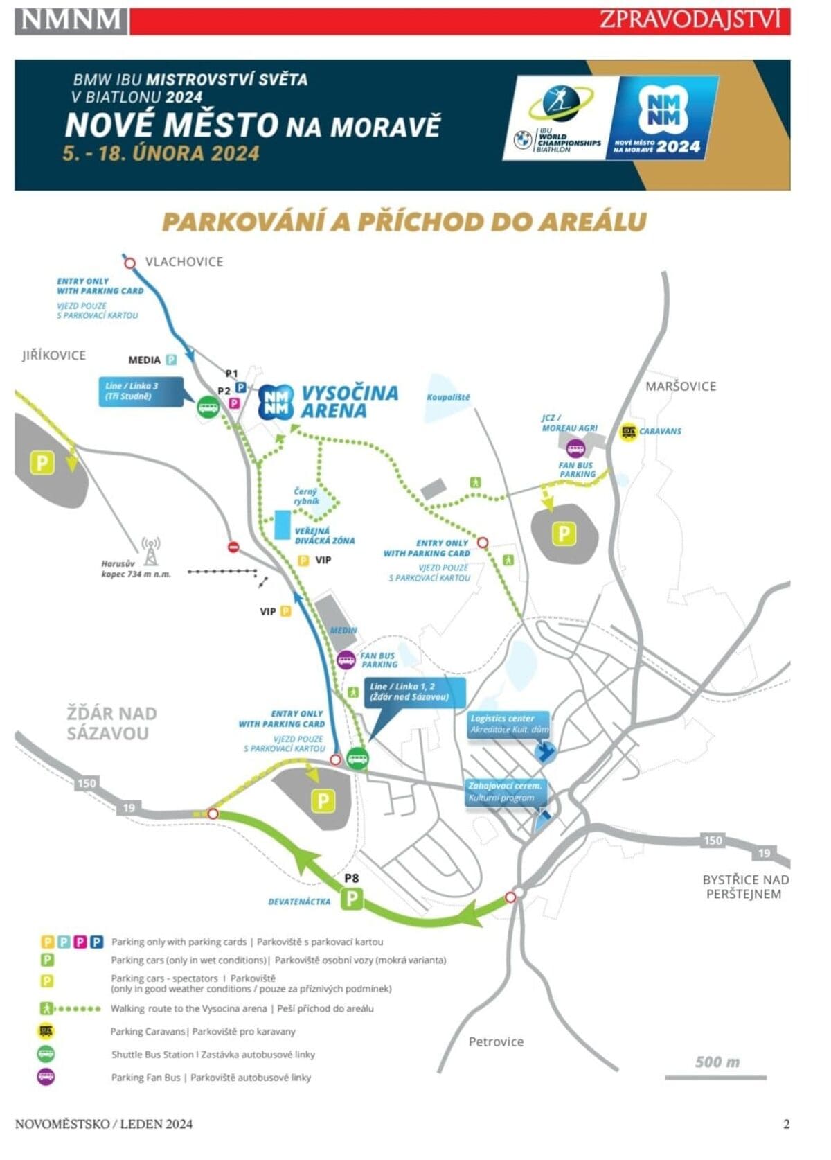 Mistrovství světa v biatlonu se blíží. Přinese s sebou i dopravní omezení - 1200 x 1674