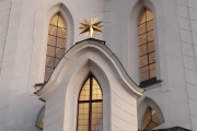 Zelená hora - Poutní kostel sv. Jana Nepomuckého - Kostel v den znovuotevření v roce 2021